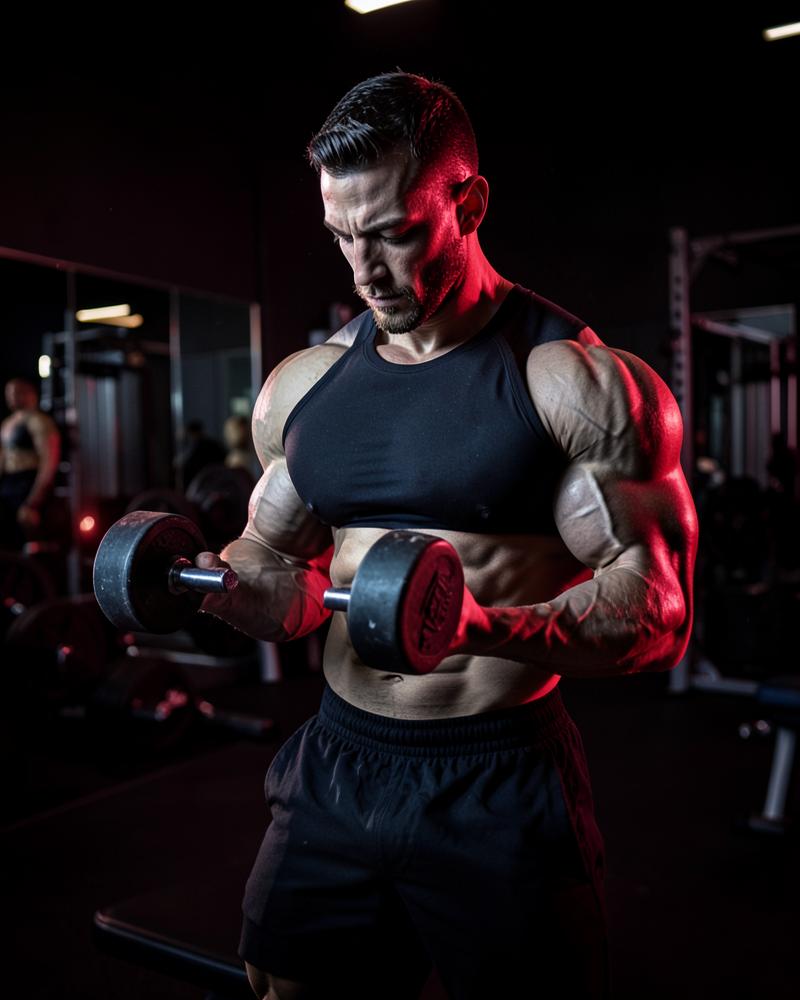 بناء العضلات في IRONX FITNESS